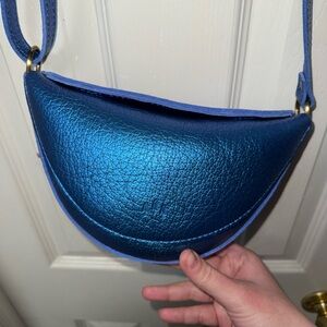 Portland Leather Goods Almost Perfect Small Koala in Comet Blue